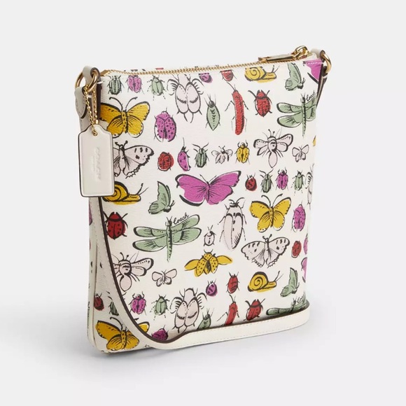 NWT COACH Mini Rowan File Bag With Creature Print - Picture 2 of 5